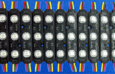 O brilho alto 3 microplaquetas conduziu o módulo do diodo emissor de luz do módulo SMD 5050/RGB impermeável com lente